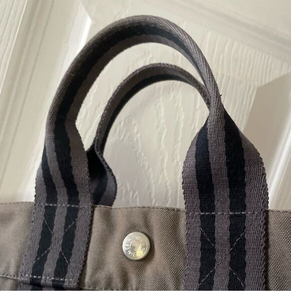 Hermes Canvas PM Herline Tote Grey - Picture 5 of 15
